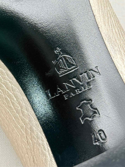 LANVIN Cube Metallic Light gold Size EU 40 Pumps