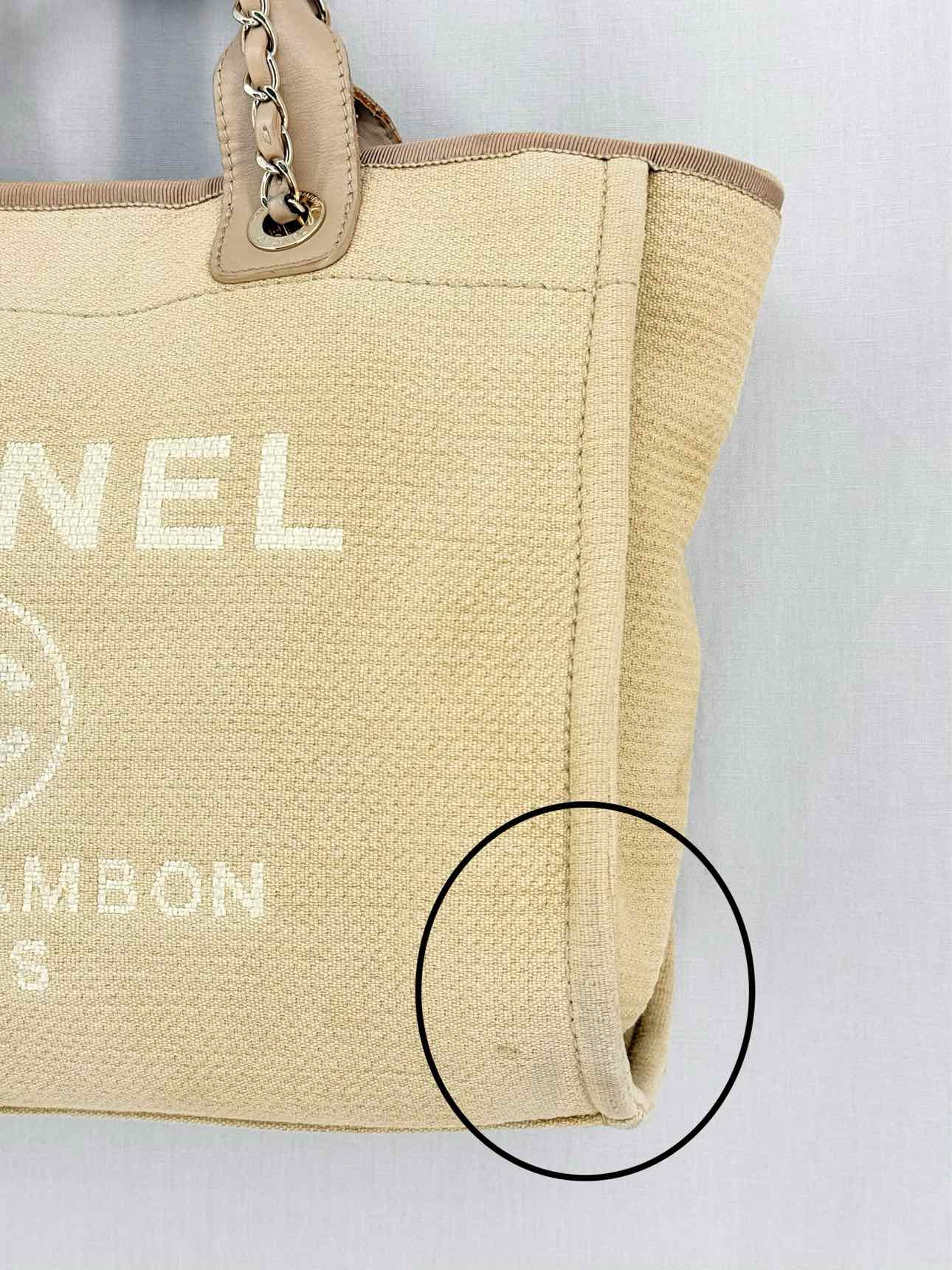 CHANEL Deauville Beige Tote Bag