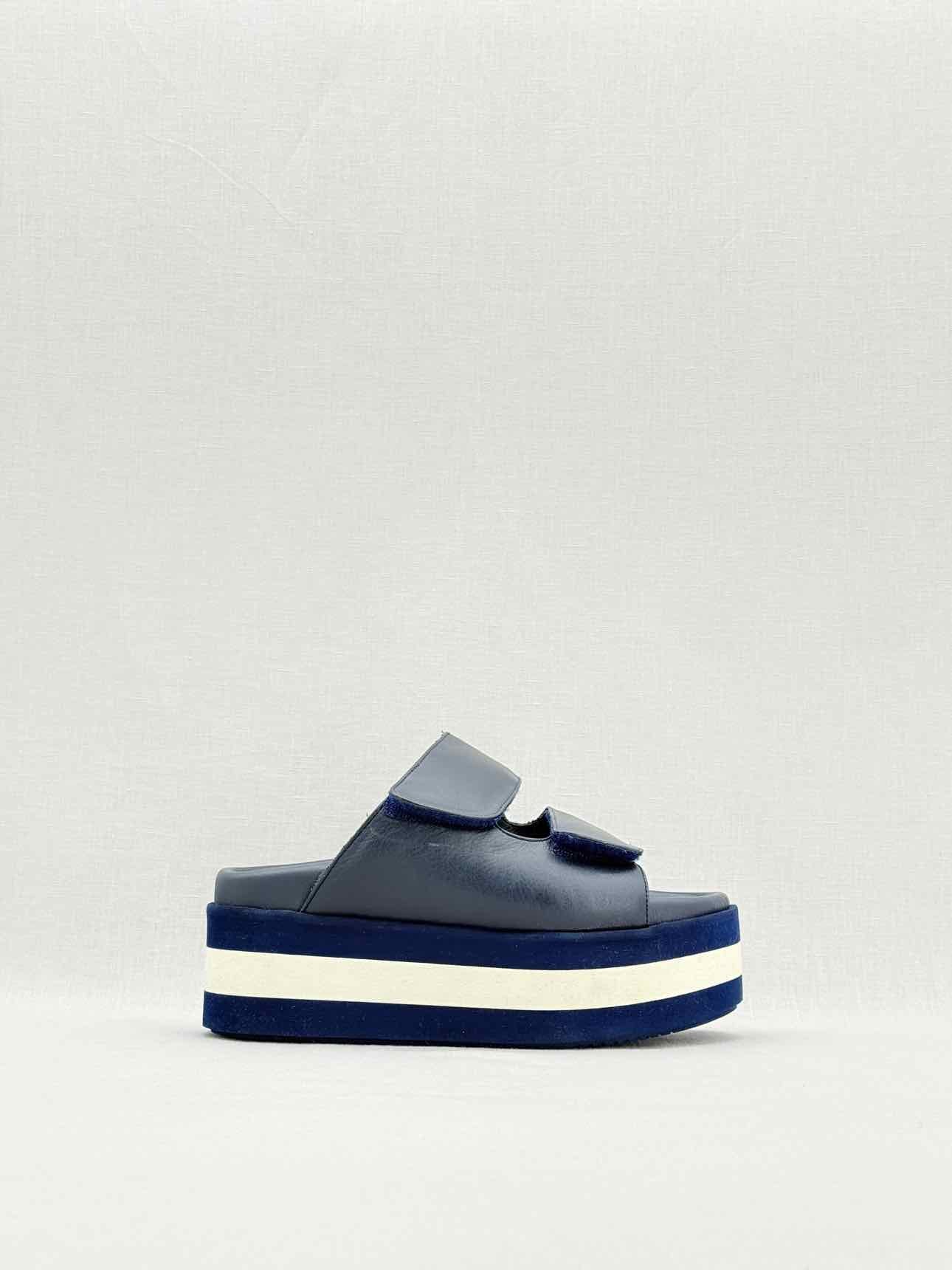 PALOMA BARCELO Navy Blue Size EU 36 Slip-ons