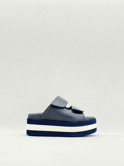 PALOMA BARCELO Navy Blue Size EU 36 Slip-ons