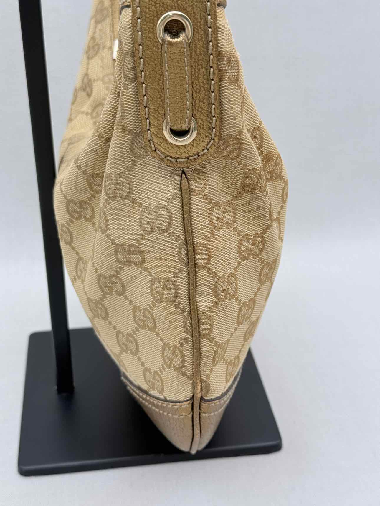 GUCCI Princy Brown & Bronze GG Monogram Hobo bag