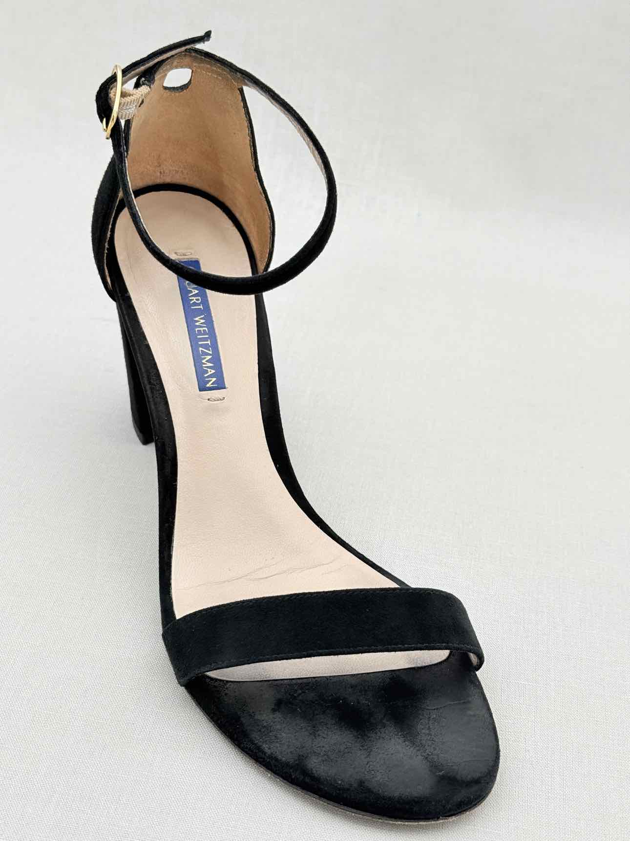 STUART WEITZMAN Black Size EU 38 Heeled Sandals