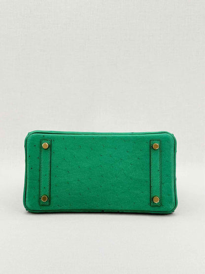 HERMES Birkin Vert Vertigo Top Handle