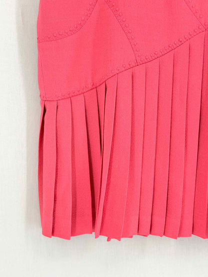 CATHERINE MALANDRINO Pink Size US 6 Knee Length Skirt