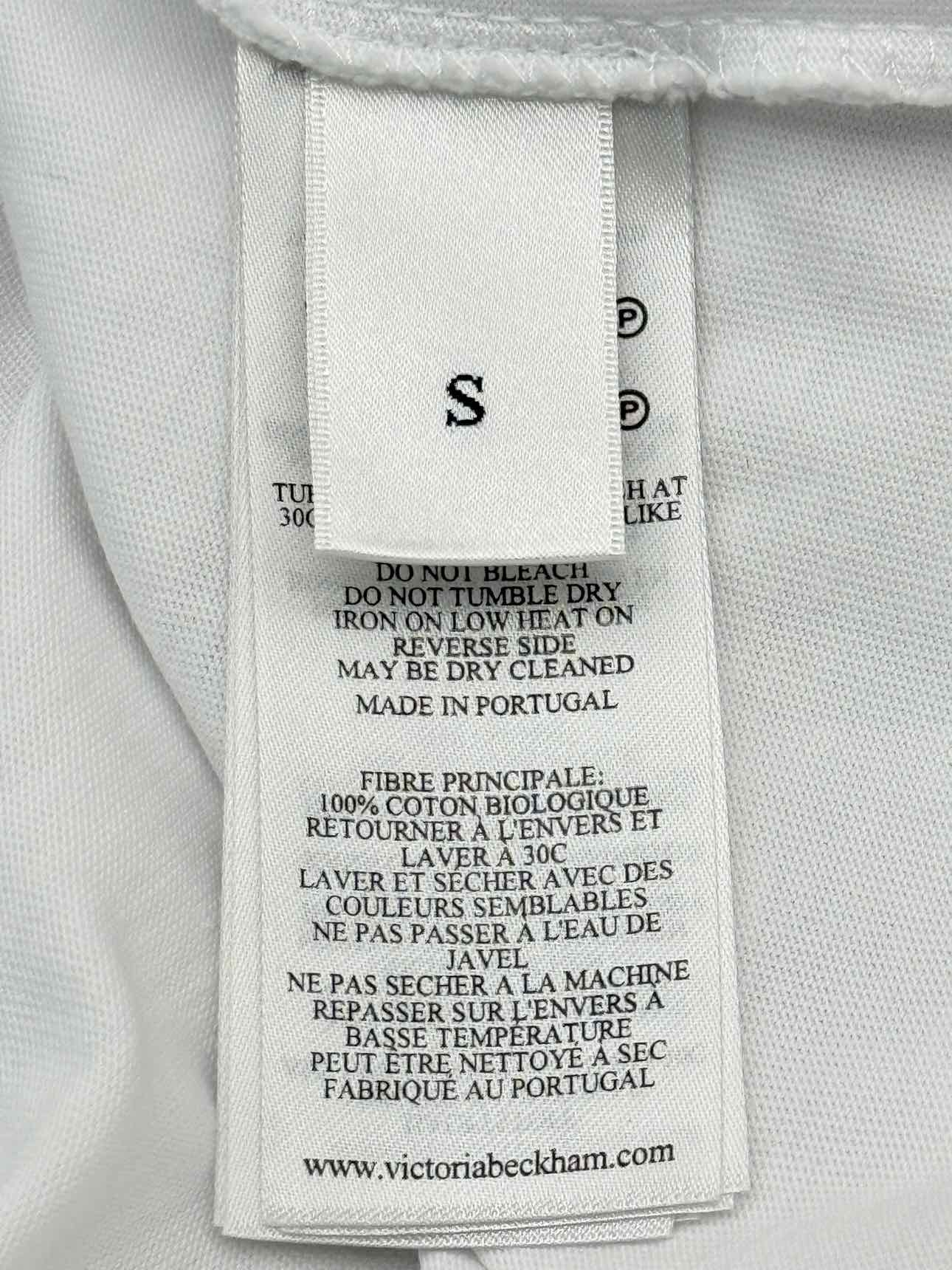 VICTORIA BECKHAM White Size Small T-shirt