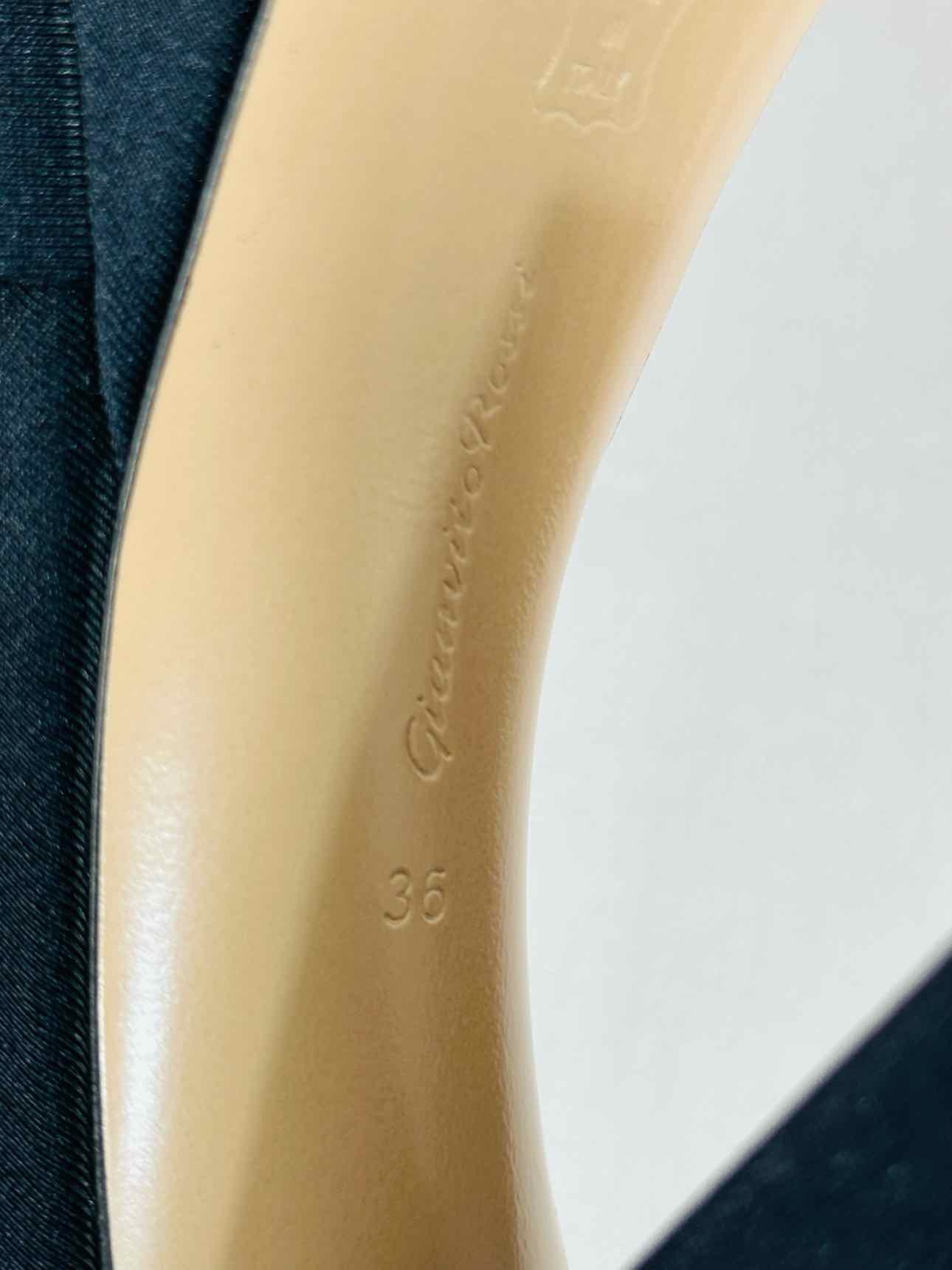 GIANVITO ROSSI Black Size EU 36 Heeled Sandals