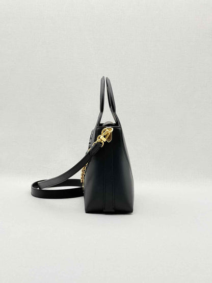 TIFFANY & CO Return To Tiffany Black C Print Tote Bag