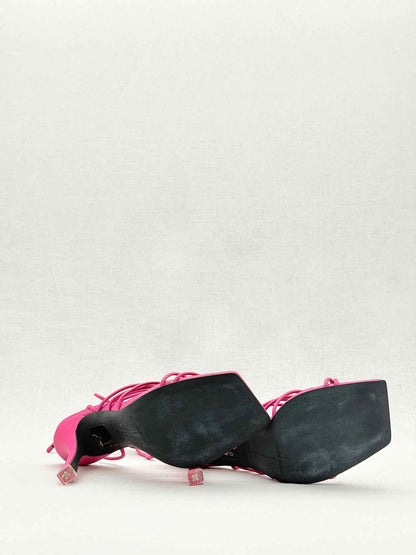 BLACK SUEDE STUDIO Lana Pink Size EU 38 Heeled Sandals