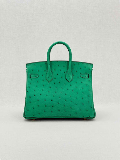 HERMES Birkin Vert Vertigo Top Handle