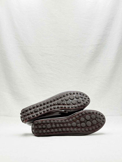 LOUIS VUITTON Oxford Burgundy Size EU 37 Ballet Flats