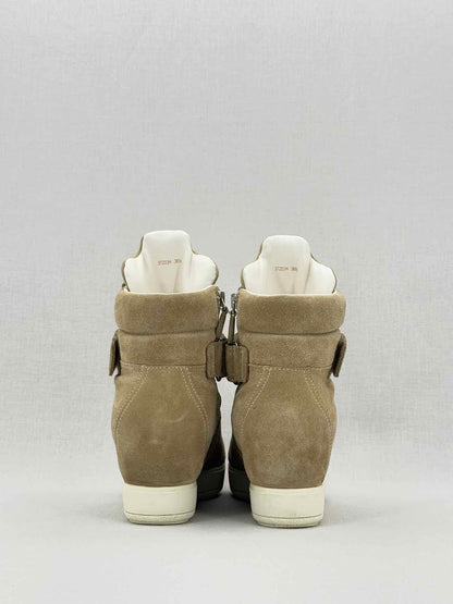 PRADA Beige Suede EU Shoe Size 38.5 Ankle Boots