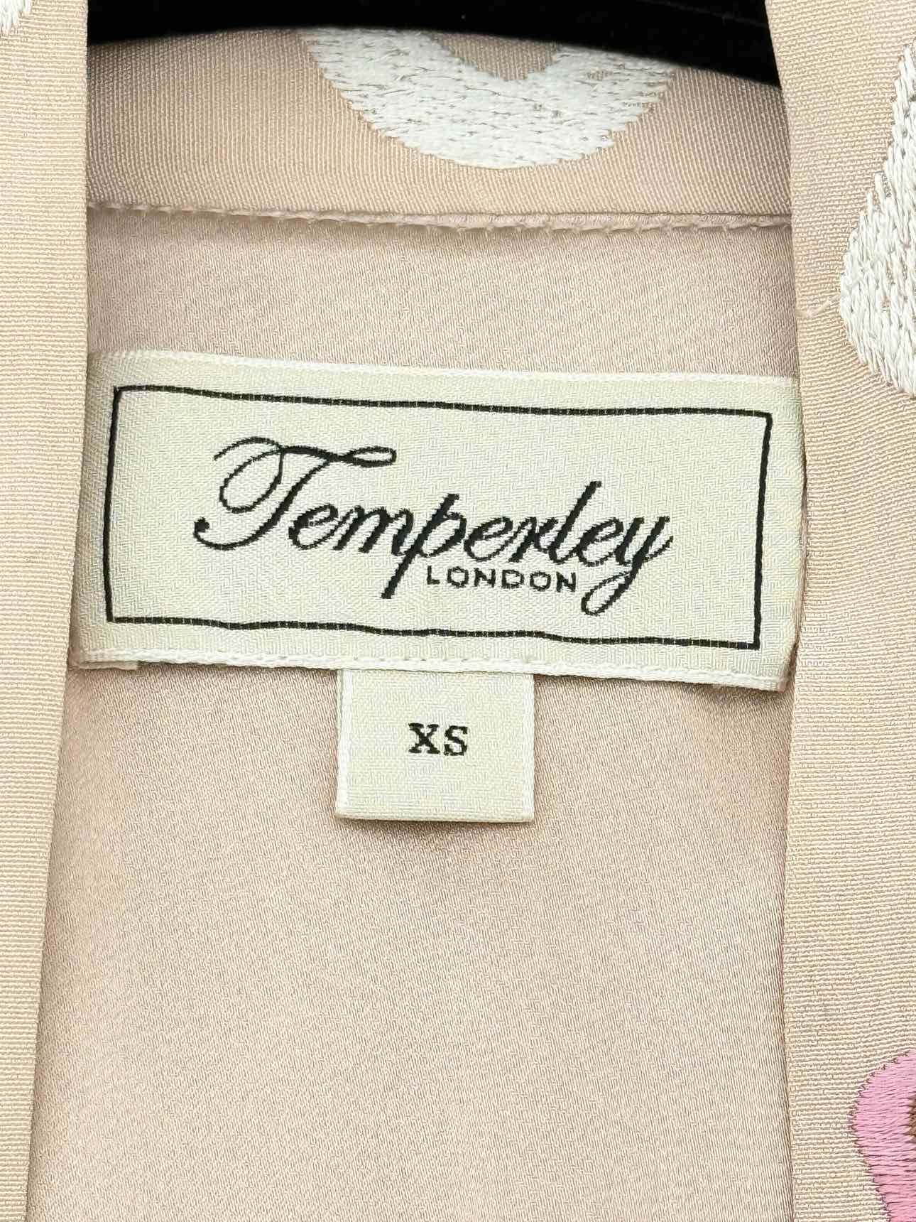 TEMPERLEY Kimono Beige Multicolor Size XSmall Top