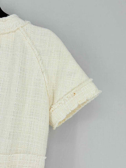 ALEXIS Joancy Cream Size Large Midi Dress