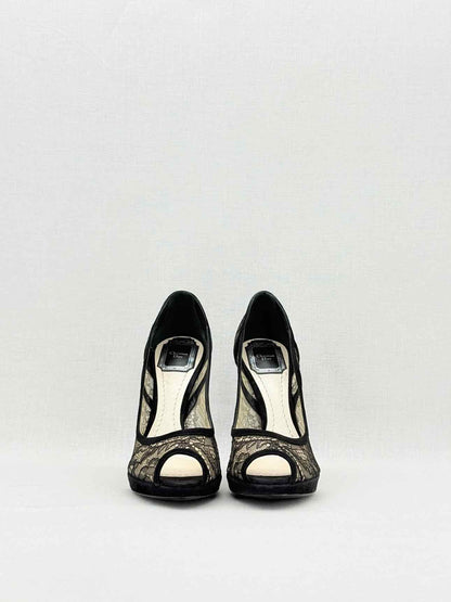 CHRISTIAN DIOR Black Size EU 37.5 Pumps