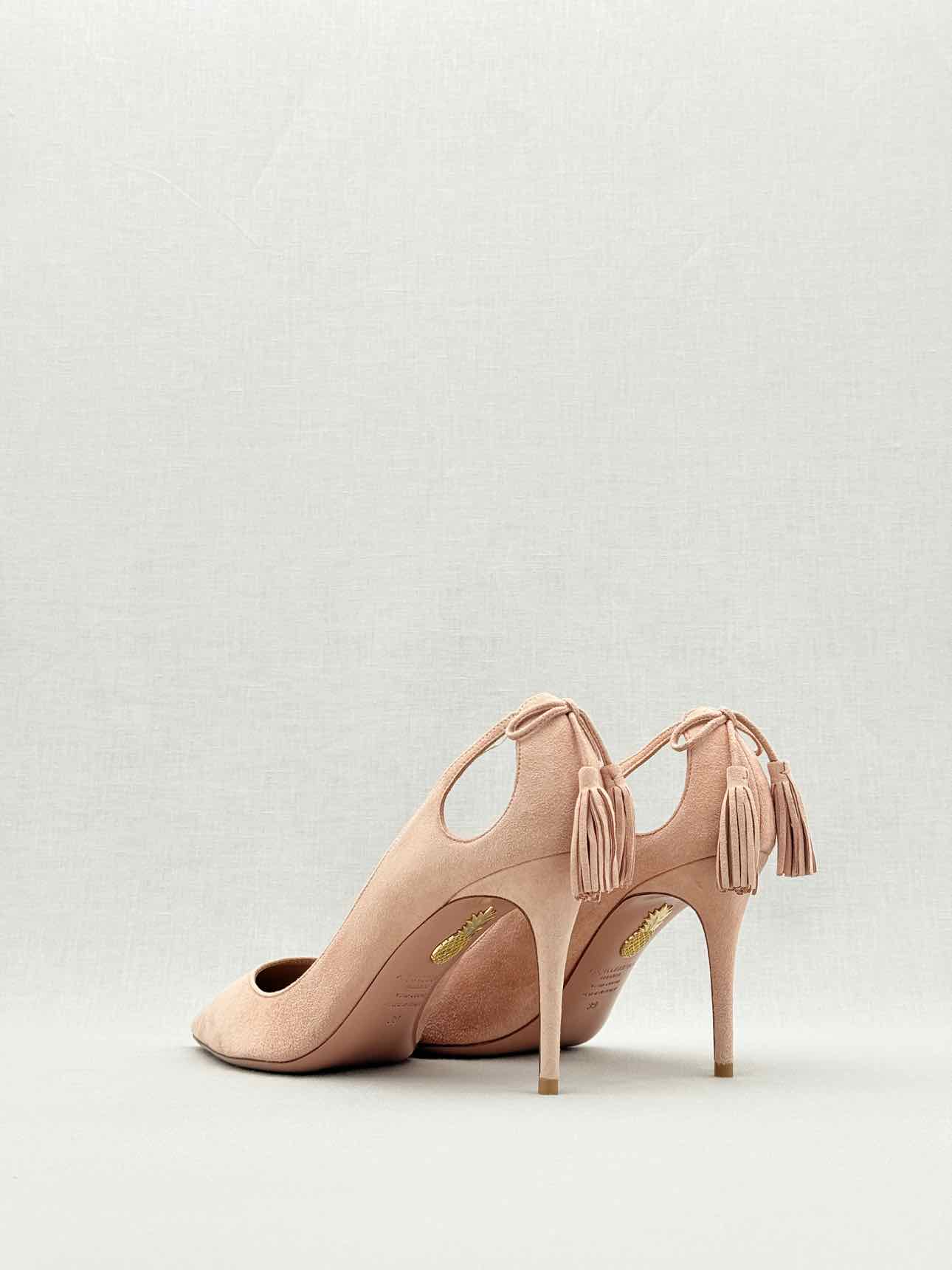 AQUAZZURA Forever Marilyn Pink Size EU 39 Pumps