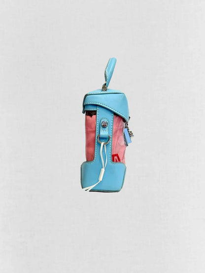 MCM Berlin Blue & Pink Crossbody