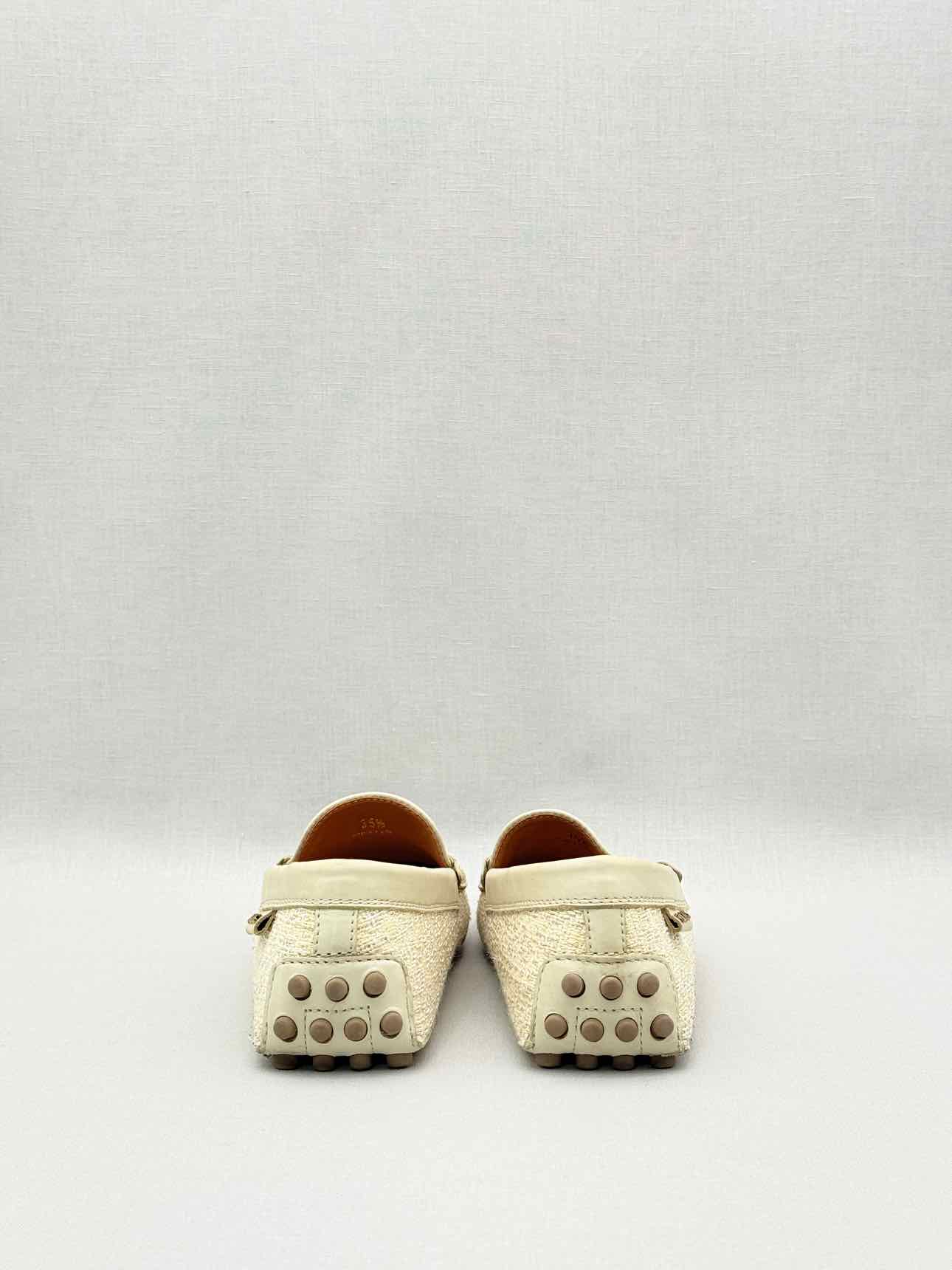 TOD'S Gommino Cream Size EU 35.5 Loafers