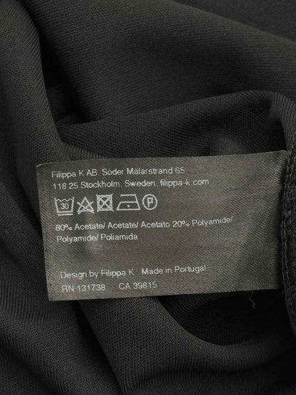 FILIPPA K Black Size Large Knee Length Skirt