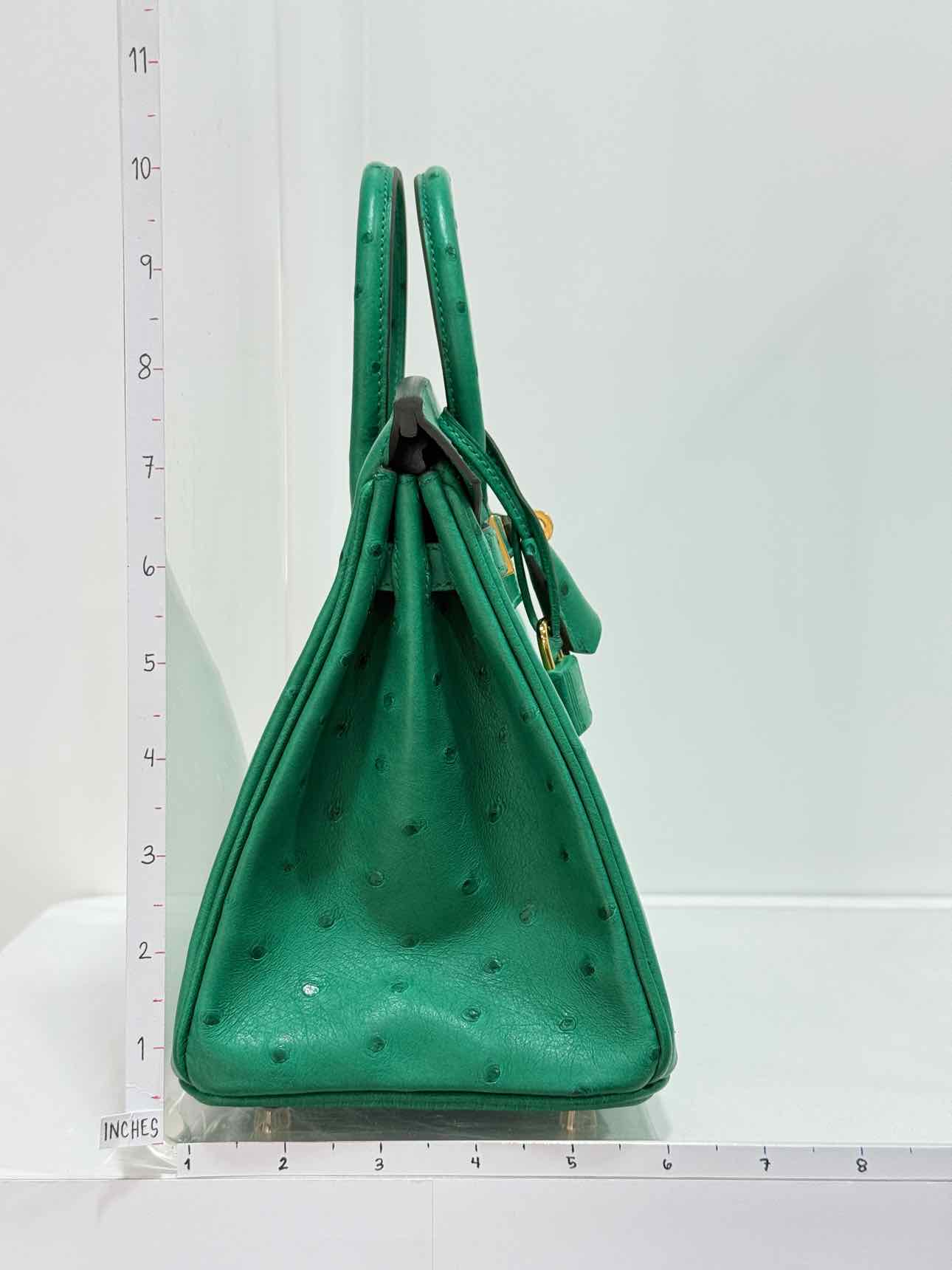 HERMES Birkin Vert Vertigo Top Handle