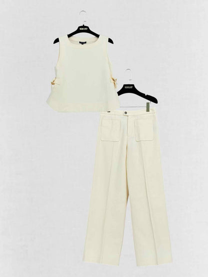 SOEUR Trishka Top Cream Size US 2 Outfit Set