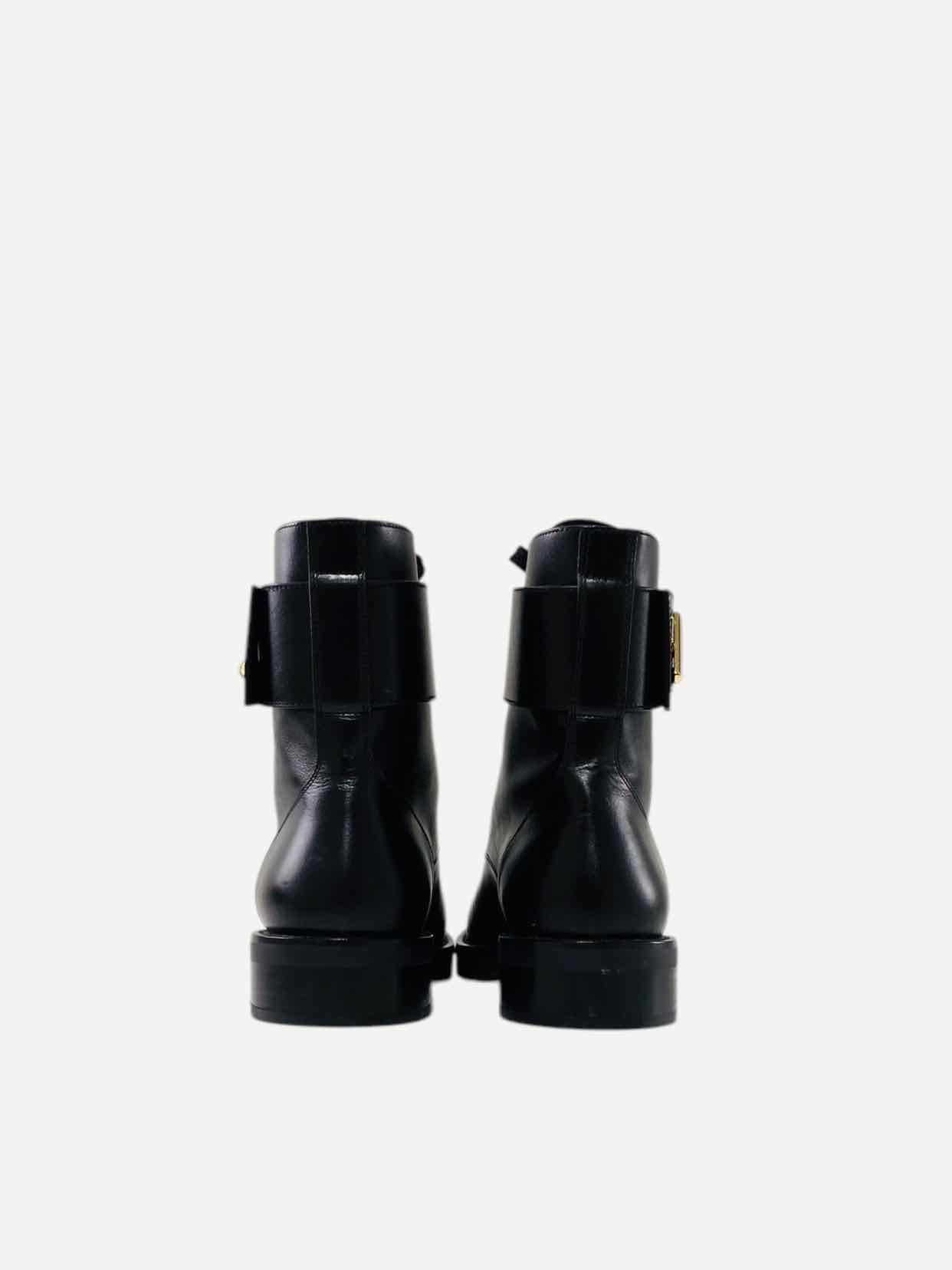 LOUIS VUITTON Ranger Black Ankle Boots 38