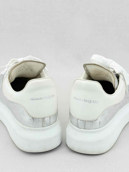 ALEXANDER MCQUEEN Metallic Silver Size EU 40 Sneakers