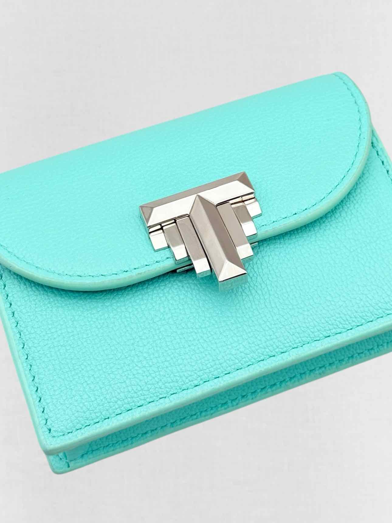 TIFFANY & CO T-Deco Tiffany Blue Card Case
