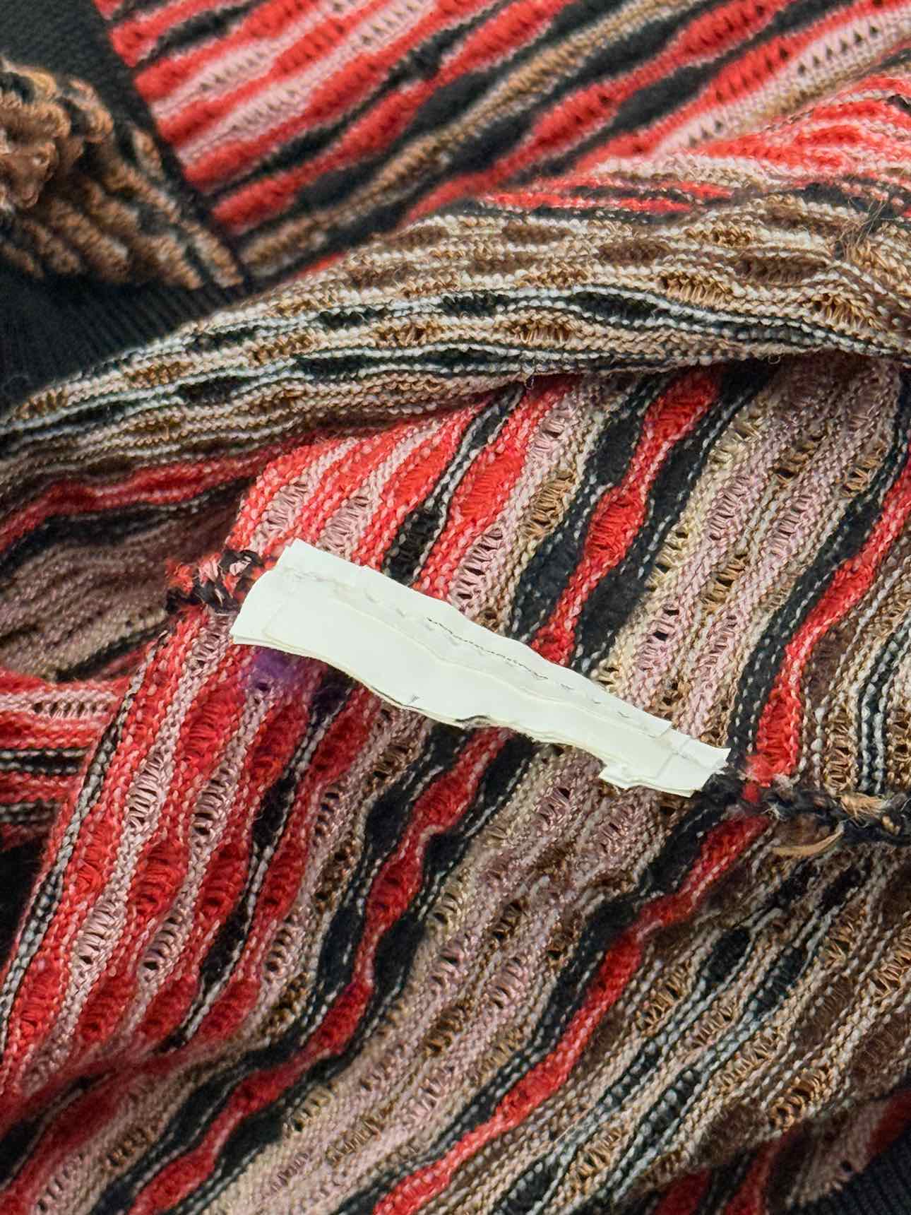 M MISSONI Red Multicolor Size US 2 Cardigan