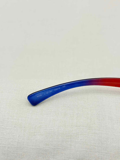 CHANEL Vintage Red & Blue Sunglasses
