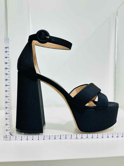 GIANVITO ROSSI Black Size EU 36 Heeled Sandals