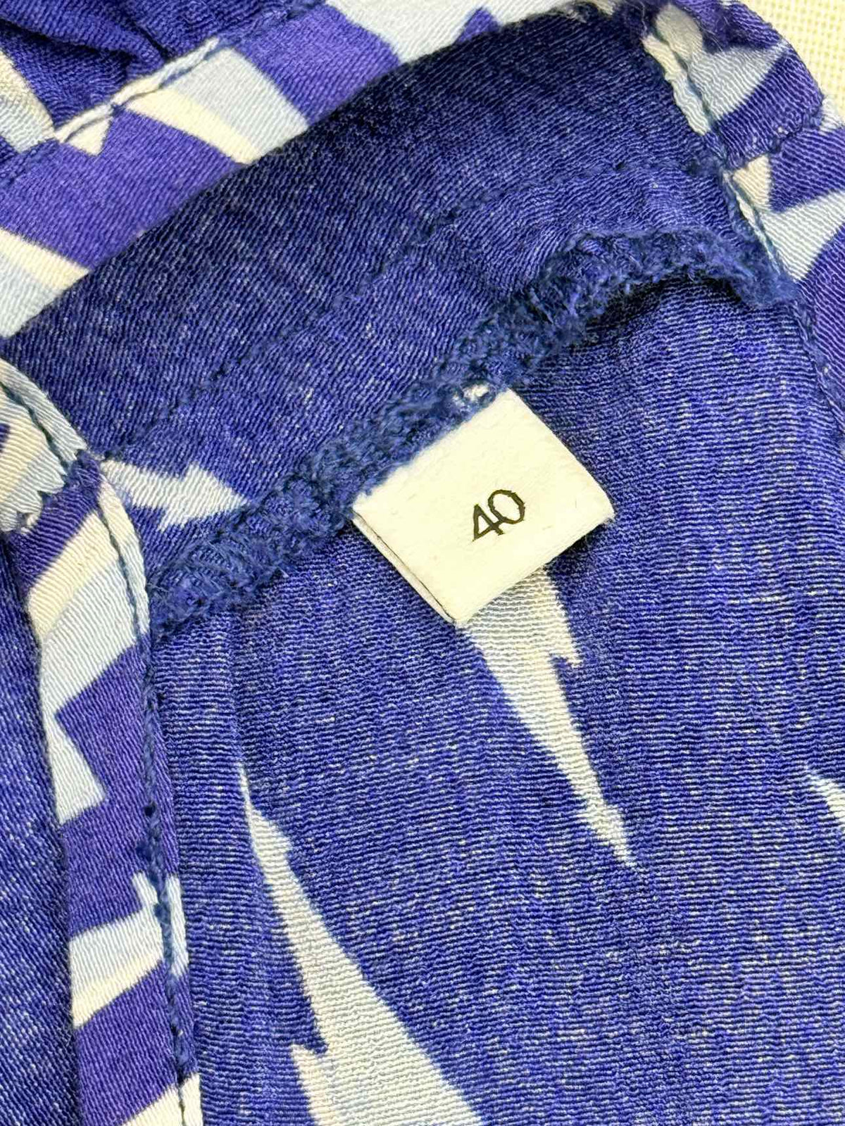 SANDRO Kemila Blue & White Size US 8 Midi Dress