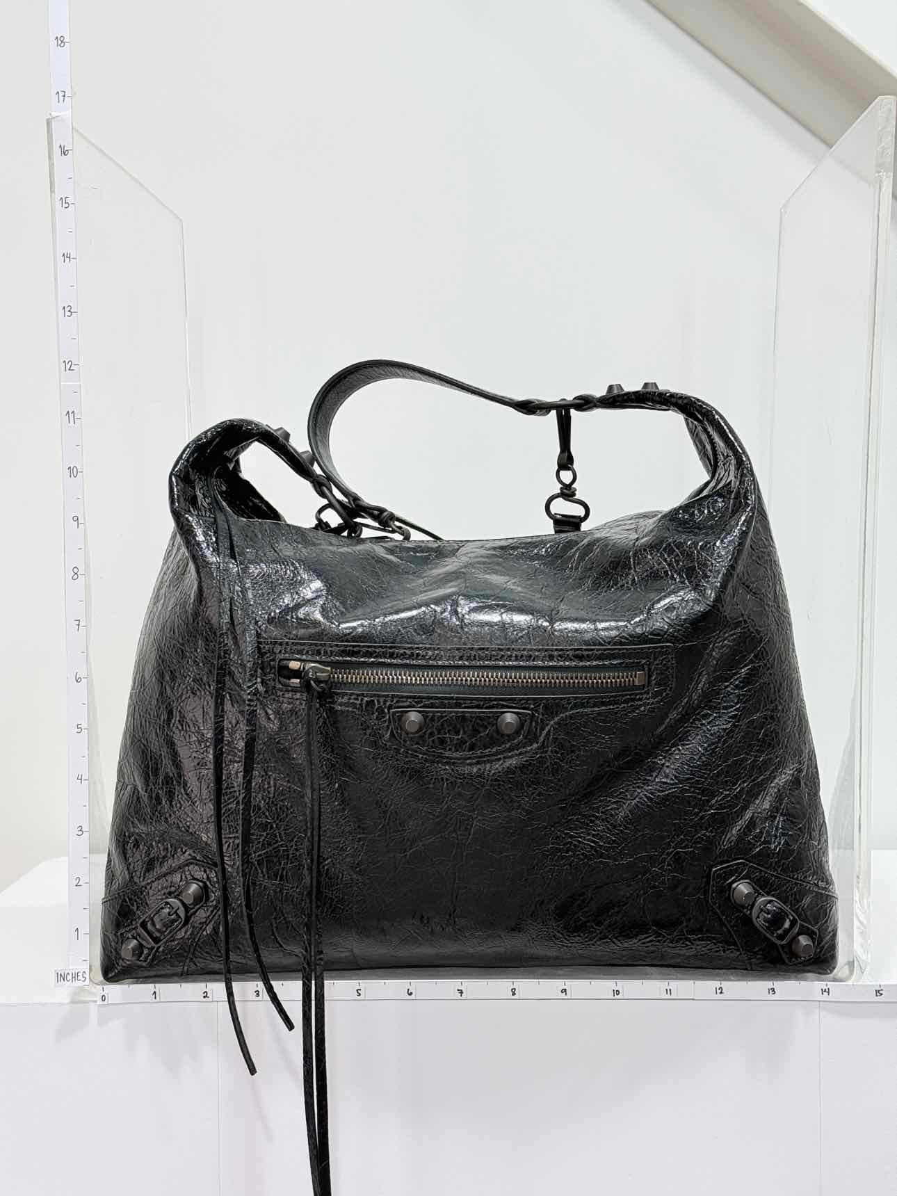 BALENCIAGA Le City Black Shoulder Bag