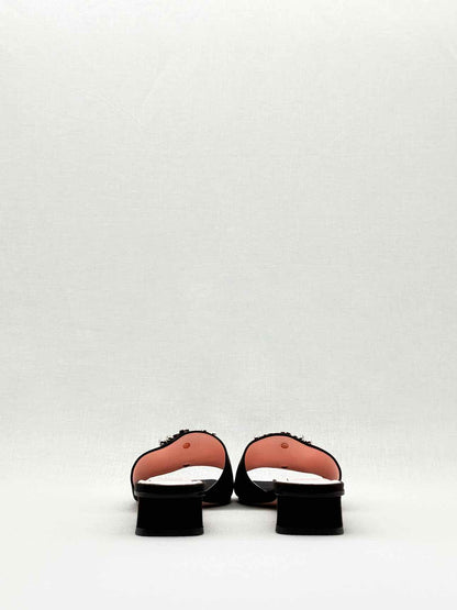 ROGER VIVIER Black Size EU 39 Mules