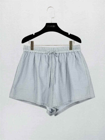 SOLEIL SOLEIL Blue Striped Size US 6/8 Outfit Set