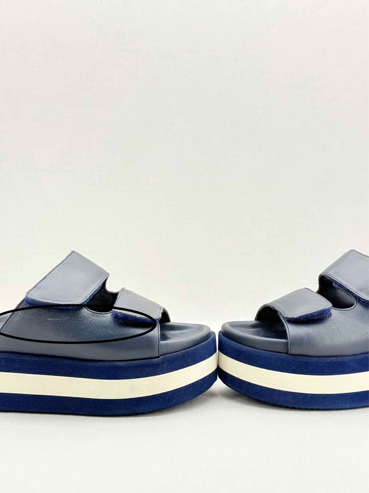 PALOMA BARCELO Navy Blue Size EU 36 Slip-ons