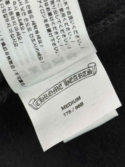 CHROME HEARTS Black Logo Print Size Medium Sweatshirt