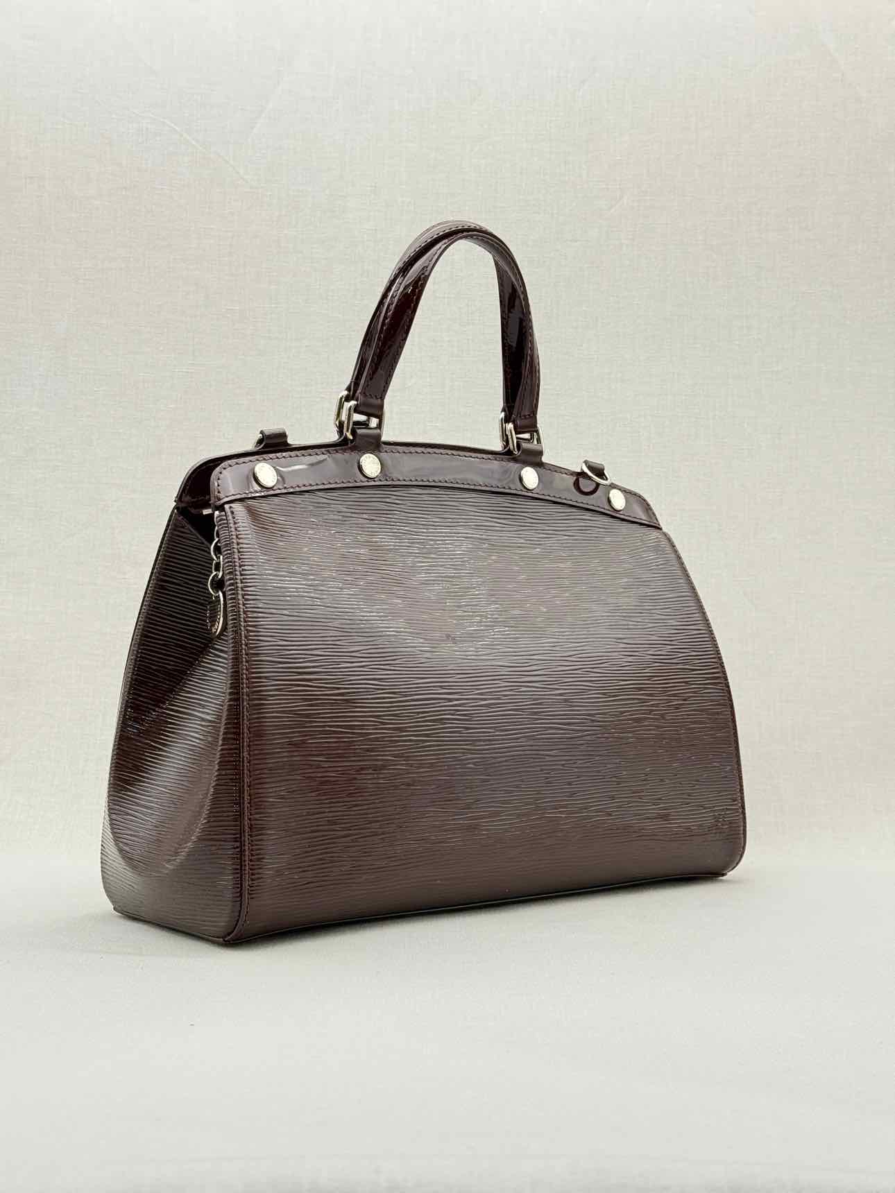 LOUIS VUITTON Brea Burgundy Top Handle
