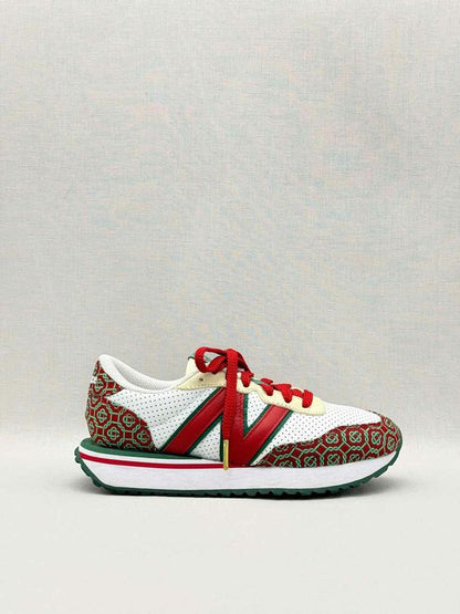 NEW BALANCE 237 White, Red & Green Size EU 38 Sneakers