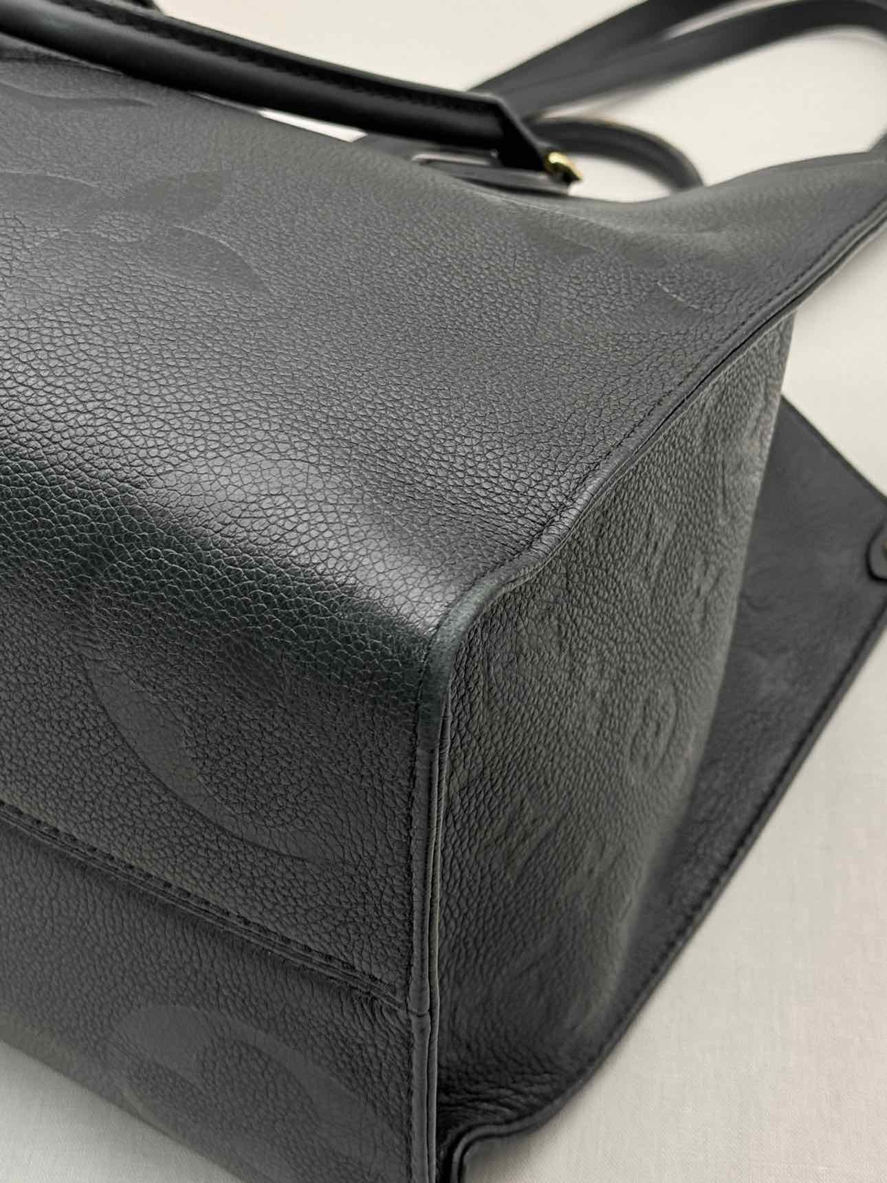 LOUIS VUITTON Onthego Black Tote Bag