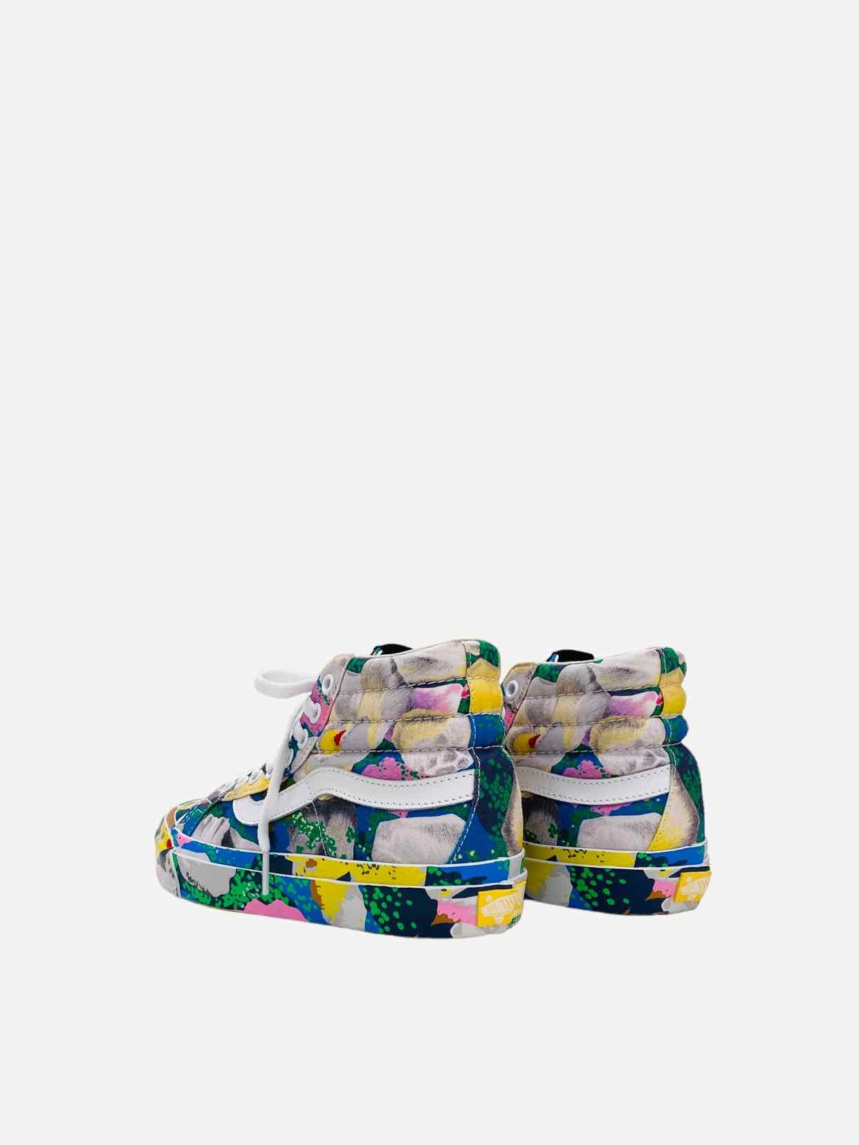 KENZO Sk8-Hi Multicolor Floral Print Sneakers