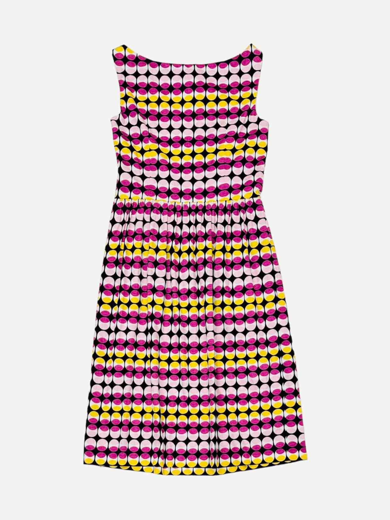 MAX MARA Sleeveless Pink Multicolor Knee Length Dress