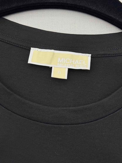 MICHAEL KORS Black Logo Print Size XLarge T-shirt