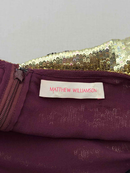 MATTHEW WILLIAMSON Size US 2 Short Dress