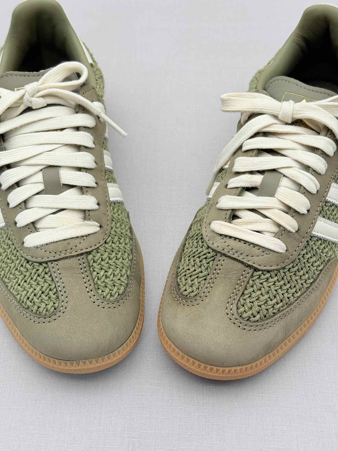 ADIDAS Samba OG Knit Green Size EU 38 Sneakers