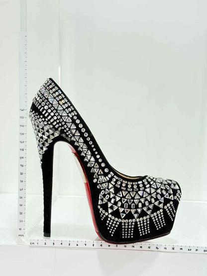 CHRISTIAN LOUBOUTIN Daffodile Black Size EU 35.5 Pumps