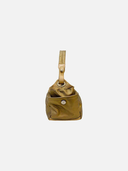 CHANEL Paris Biarritz Gold Quilted Hobo bag