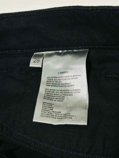 L'AGENCE Skinny Black Size 29 Jeans