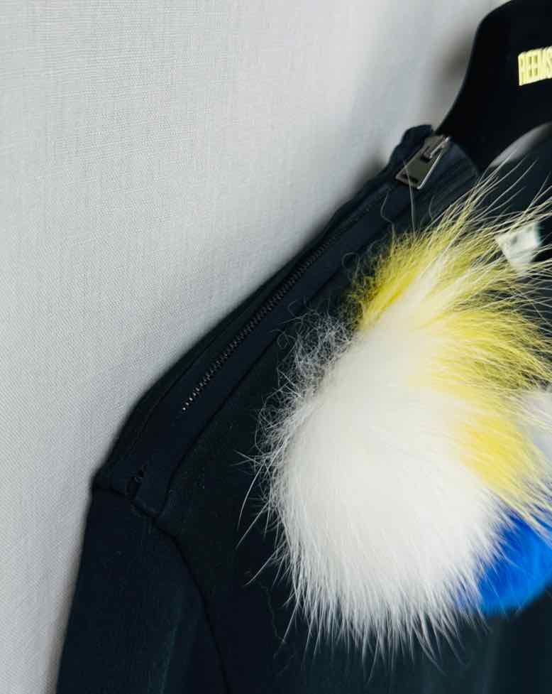 FENDI Pom Pom Black Multicolor Size US 2 Sweatshirt