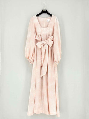 LISA MARIE FERNANDEZ Peach Size Small Long Dress