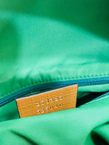 GUCCI Children's Green Multicolor Backpack